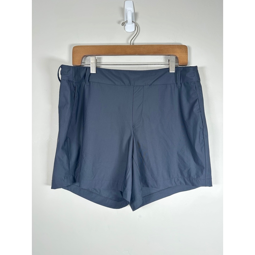 Spanx Sunshine Shorts Women Large Black Stretch Activewear Golf Pull on - Picture 3 of 8